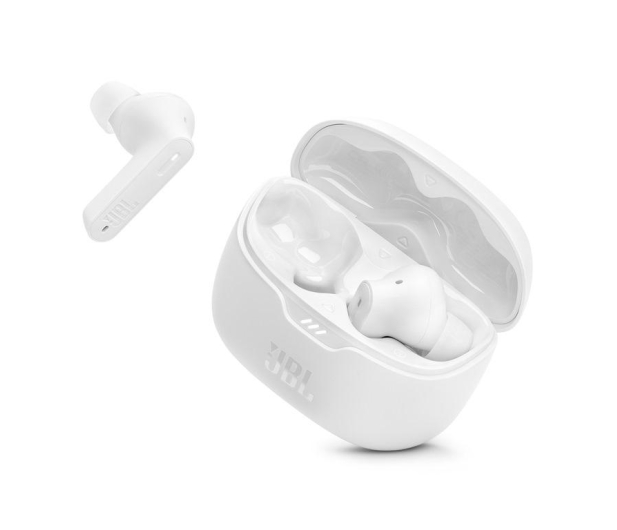 JBL Tune Beam Białe - 1279604 - zdjęcie 2